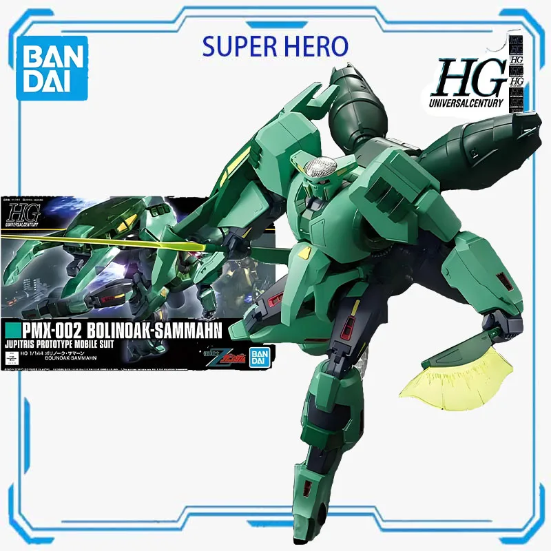 Bandai Original Model Kit HG GUNDAM BOLINOAK-SAMMAHN Anime Action Figure Assembly Model Toy for Boys Foam Box Protection