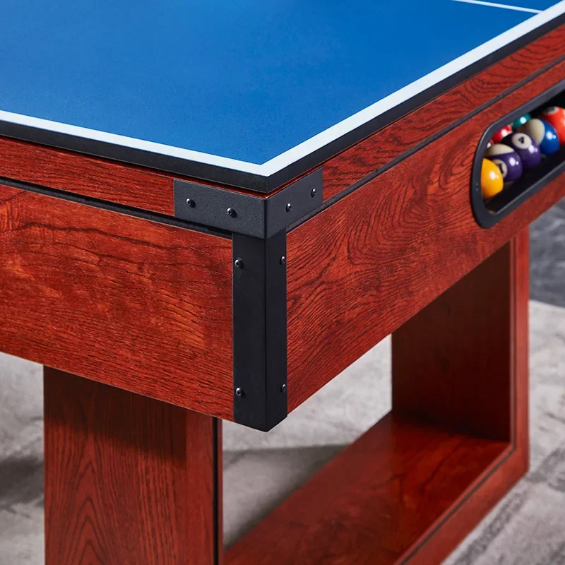 Table de Billard Standard pour Adulte, Américaine, d'Nik, Noire, Huit, Multifonctionnelle, 3 en 1, pour Tennis de Table