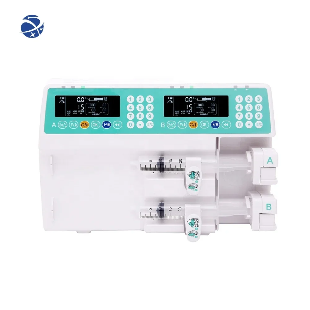 

Yunyi LTSI27 New Arrival Medical 3.5 Inch Lcd Screen Double Channel Portable Cheap Syringe Pump