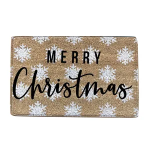 Christmas Festival Decoration Decoration FRONT DOOR, Outdoor Non -slip rug, new, anti -dirt and multiple door rugs dust 8 Main sales rug Christmas - №8