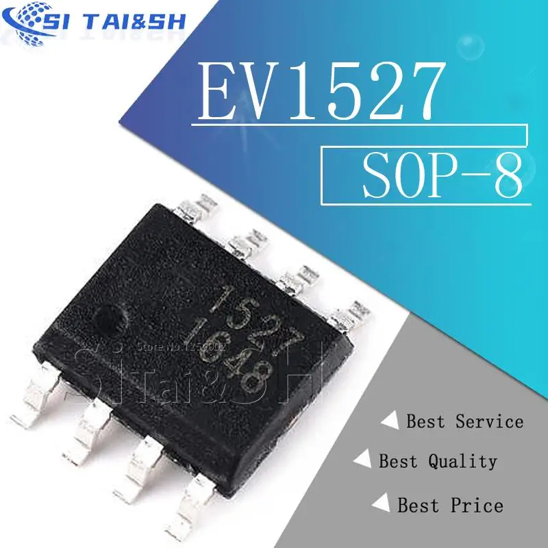 10pcs/lot SMD EV1527 EV1527 = HS1527 decoder chip wireless encoding chip SOP-8 new original