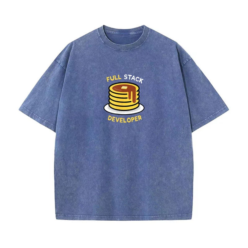 كامل المكدس المطور 2025 مبرمج قميص تي شيرتات عجيبة للرجال الصيف قصيرة الأكمام ملابس منقوشة الشارع بلايز تيز القطن #3