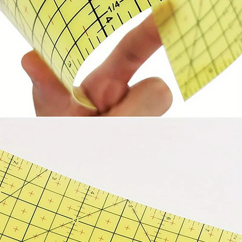 2pcs Hot Ironing Ruler Set For Sewing, Patchwork Measuring Tailoring-Heat Resistant Craft DIY Tools For Quilting&Fabric Pressing