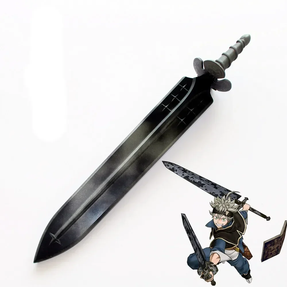 Cos Anime Black Clover Asta Cosplay Accessory Sword Cospaly Weapon Props for Halloween Carnival Costume Events Fancy Dress party