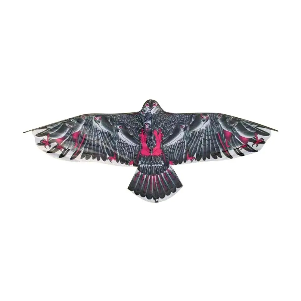 1.1m Eagle Kite With 30 Meter Kite Line Large Eagle Flying Bird Kites Family Trips Garden Outdoor Sports Children Gift
