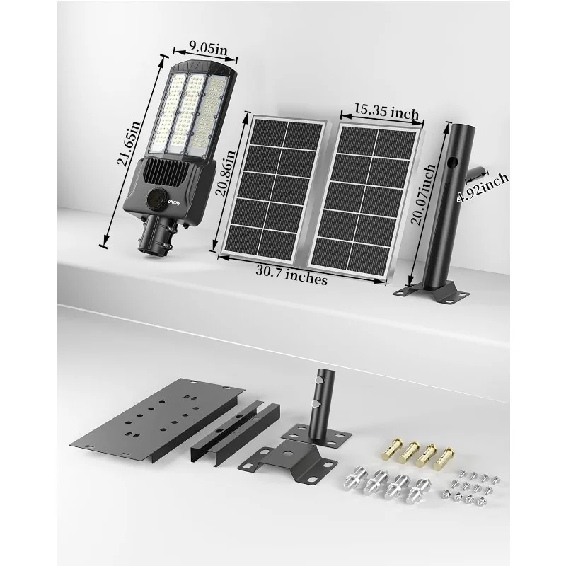 

newSecurity Flood Parking Lights Коммерческие солнечные уличные фонари от сумерения до Dawn11000W для улицы, 800000 LM Solar