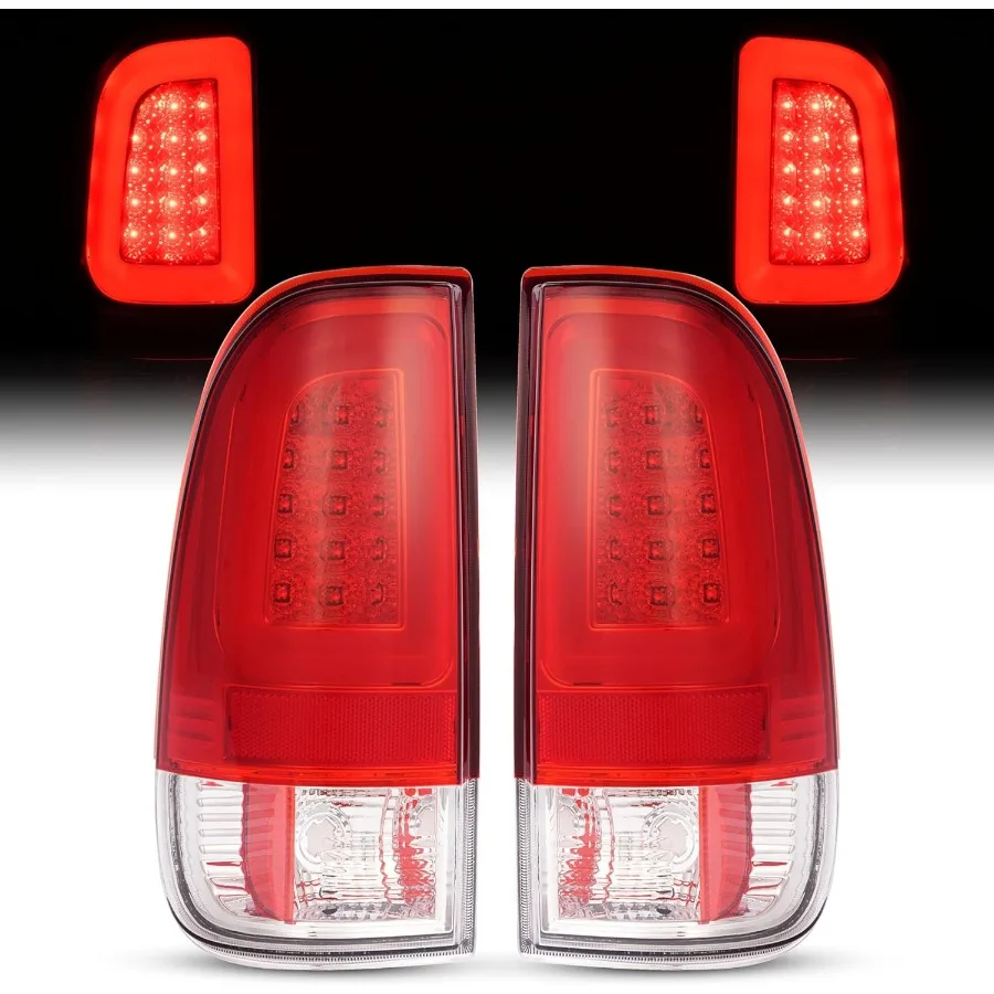 

Пара светодиодных задних фонарей, совместимых с 20082016 F250 F350 F450 F550 Super Duty Tail Lamp со светодиодной трубкой для левого и правого Si