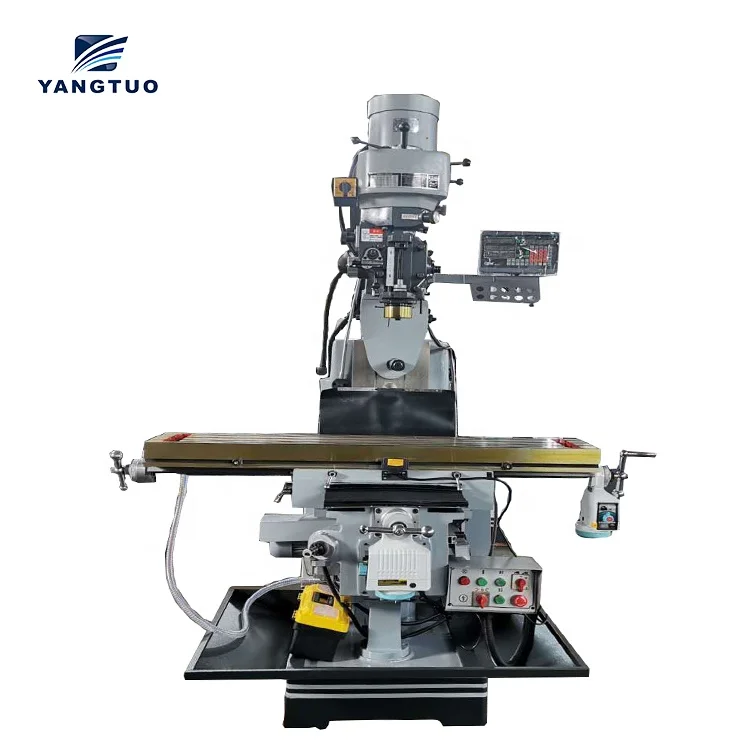 Horizontal/vertical Milling Machine 4H Universal Milling Machine with 3 Axis DRO