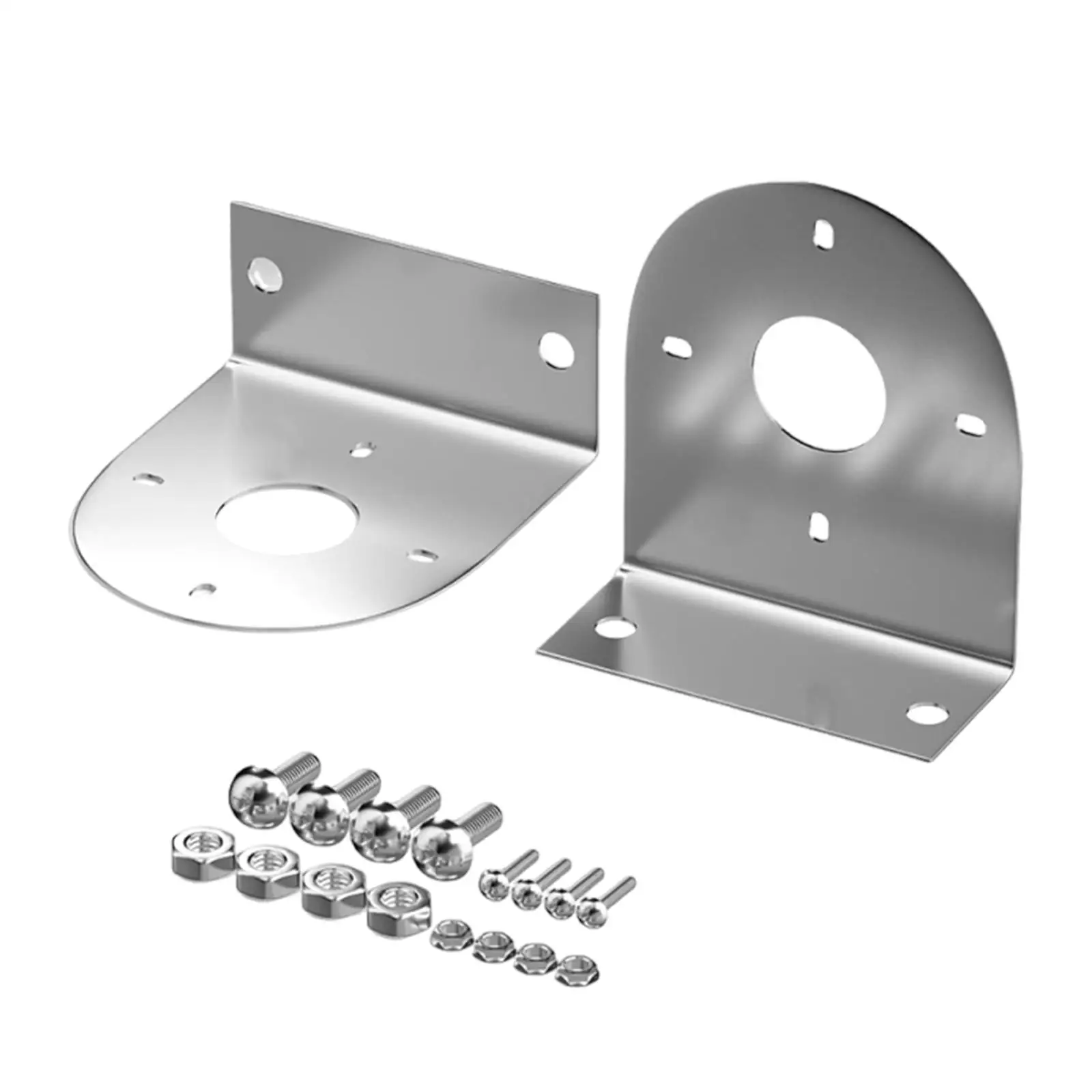 

Универсальный кронштейн из нержавеющей стали для крепления боковых габаритных огней, вспомогательных светодиодных фонарей на крышу автомобиля (типа «арбуз»)