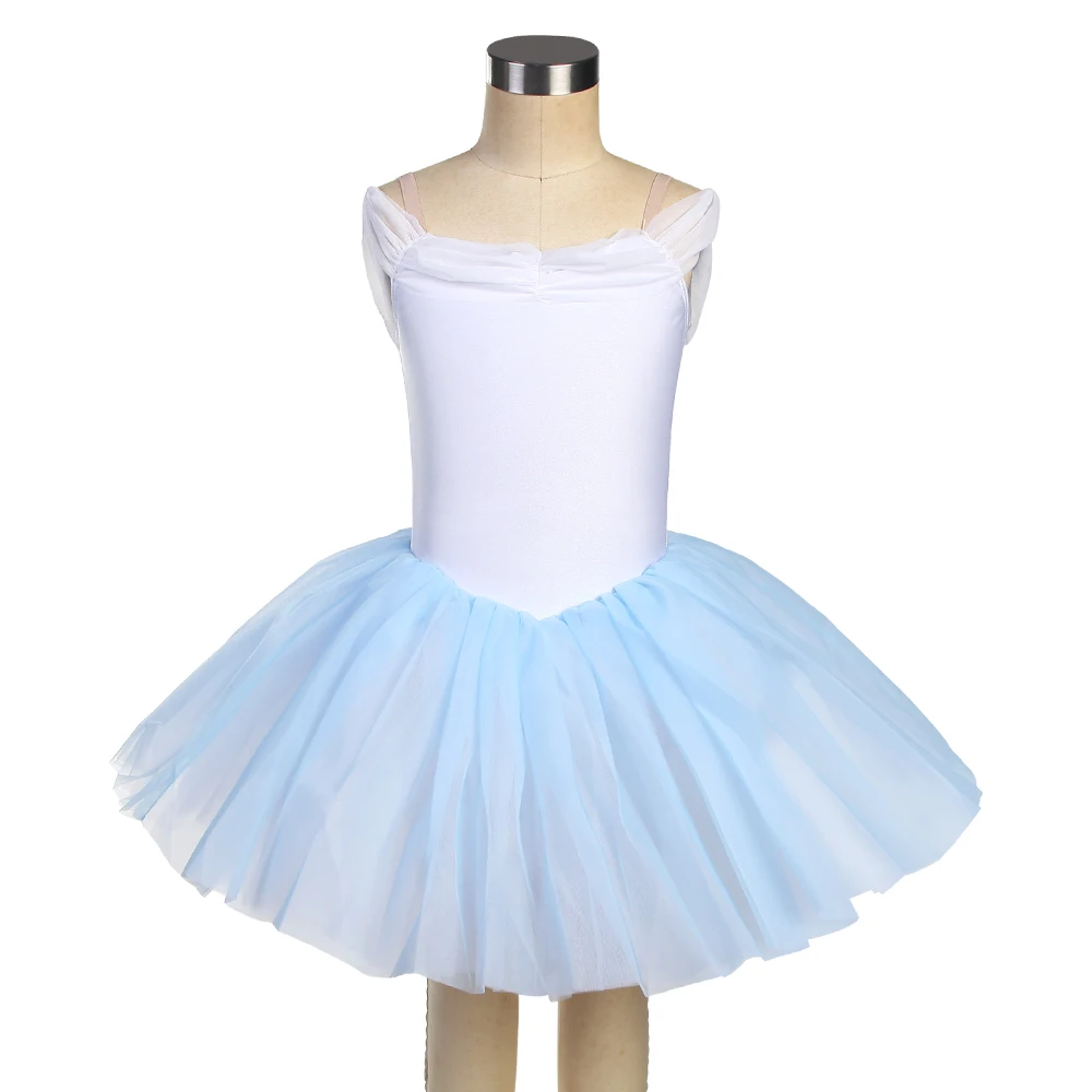 

Off-shoulder Platter Tutu Skirt Girls Ballet Dance Tutu Costume Leotard Dress Velvet Bodice Ballet Dress Performance 21049