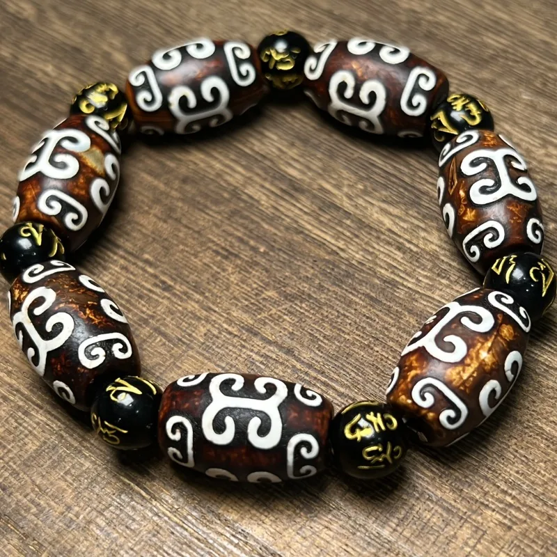 

Retro Tibetan Agate Bracelet, Exquisite Fashion Temperament Bracelet, Suitable for Men and Women