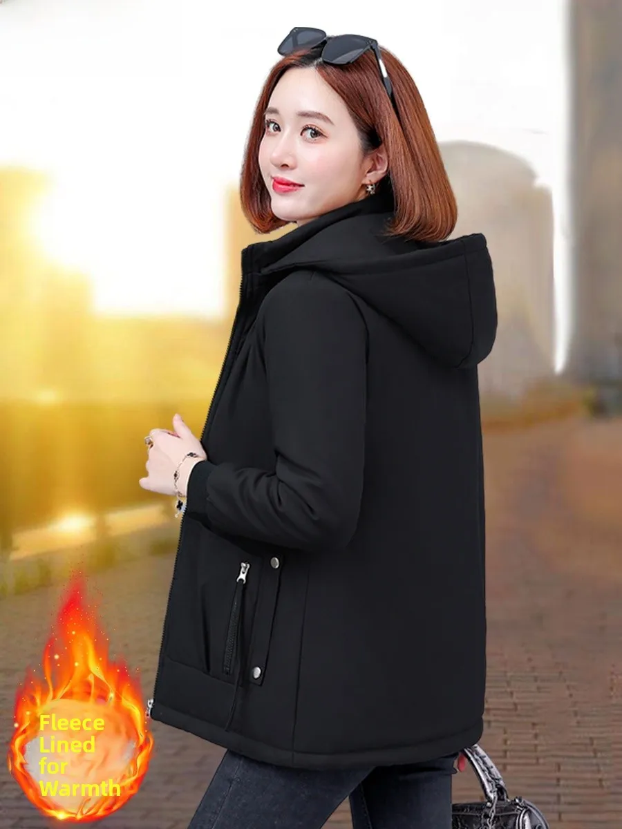 

TUCANO женская хлопковая куртка на подкладке Thiened Fce, зимняя теплая верхняя одежда, повседневная свободная одежда с капюшоном и застежкой-молнией, длинная све