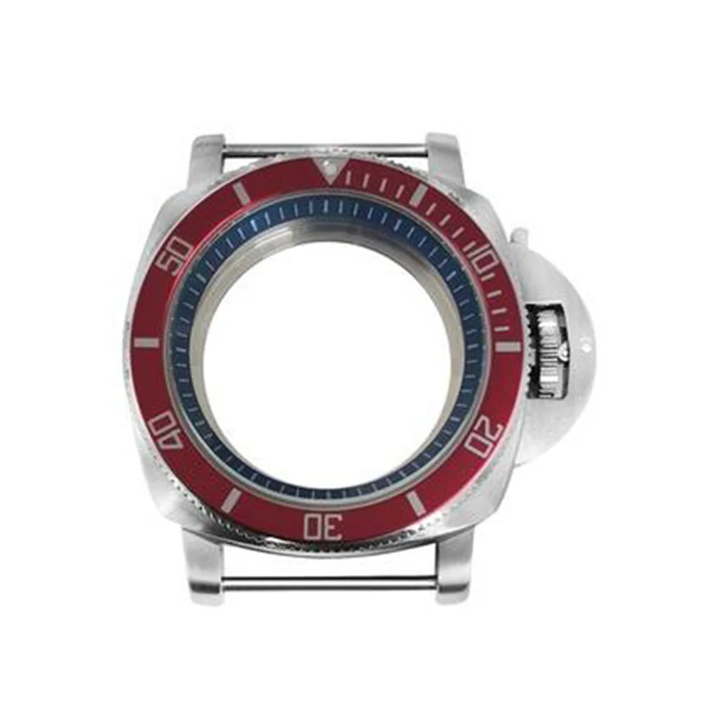 42มม.316L เปลือกสแตนเลส + Dual Bezel + สีน้ำเงินเข้มด้านในแหวนสำหรับญี่ปุ่น NH35/NH36/4R/7S การเคลื่อนไหวอุปกรณ์เสริม