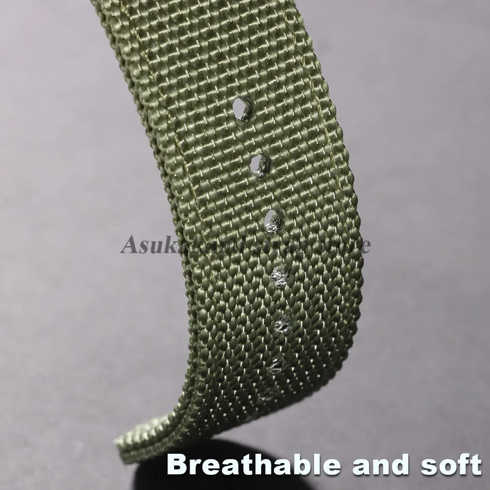 18 مللي متر 20 مللي متر 22 مللي متر 24 مللي متر الإفراج السريع حزام العالمي النايلون قماش حزام الساعات ل Seiko لينة حزام سوار الرجال النساء الرياضة المعصم الفرقة