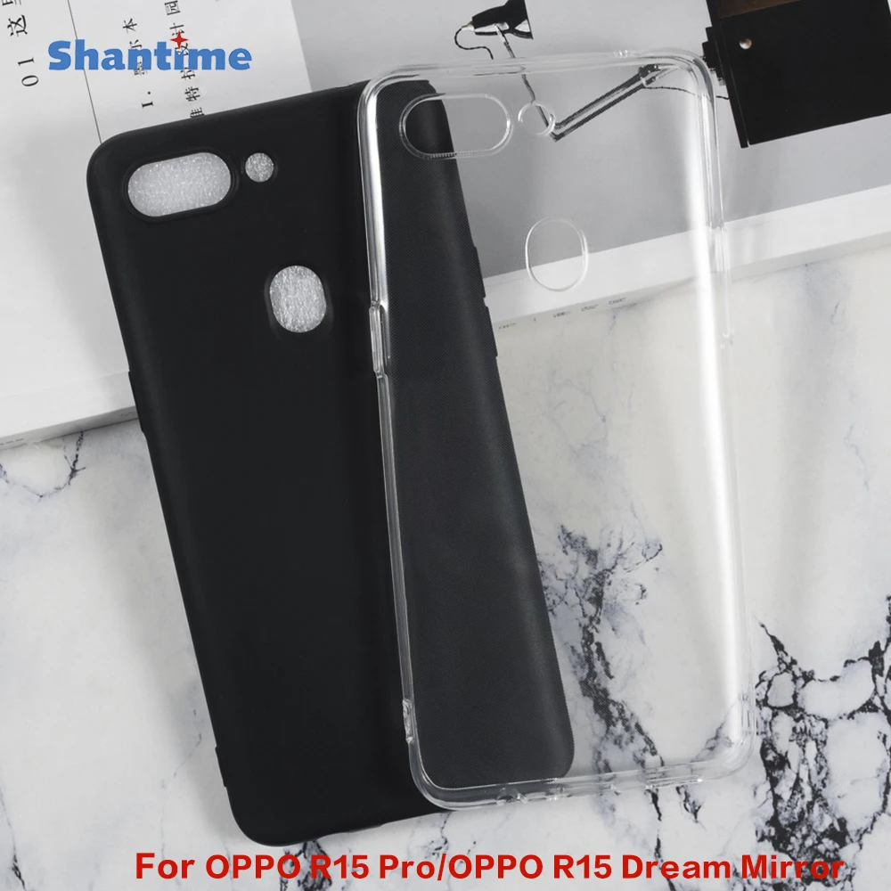 For OPPO R15 Pro Gel Pudding Silicone Phone Protective Back Shell For OPPO R15 Dream Mirror Soft TPU Case