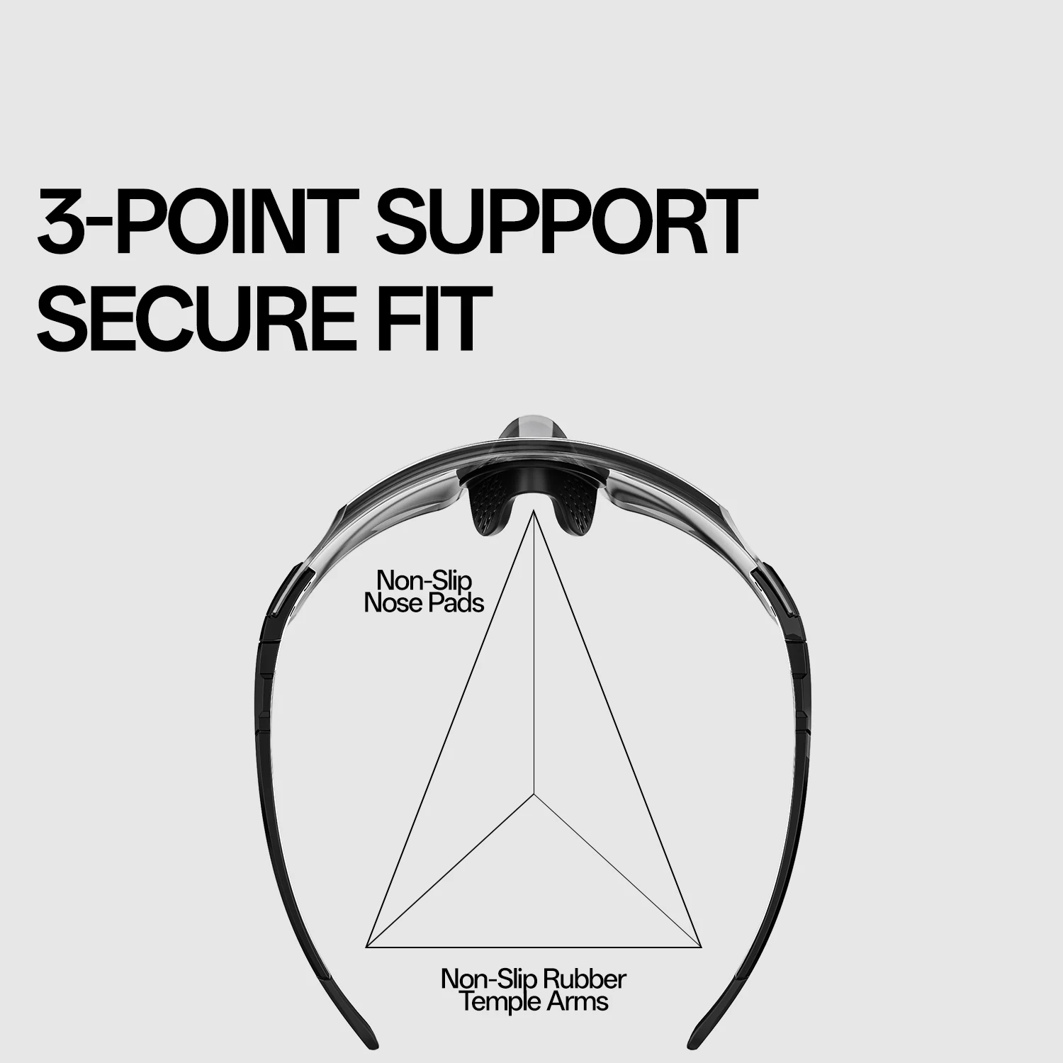 Kapvoe MTB Frameloze Fietsbril UV400 Bescherming Zonnebril Heren Dames Sport Meekleurende Brillen Outdoor Rijbril