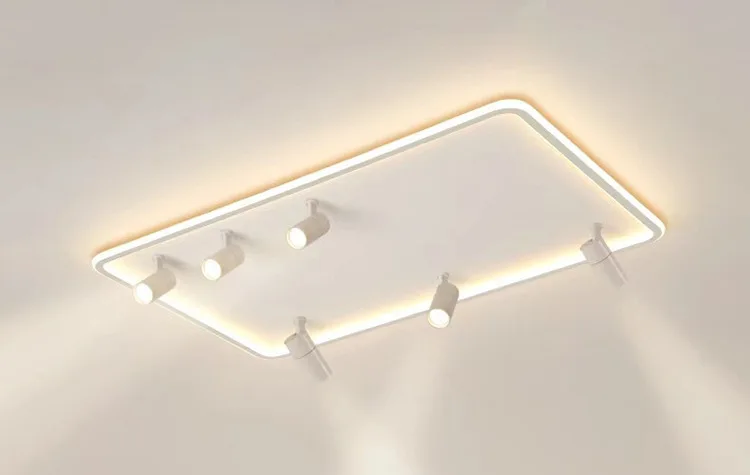 

Simple and creative, living room light led ceiling light, modern, Nordic, rectangular, dining room