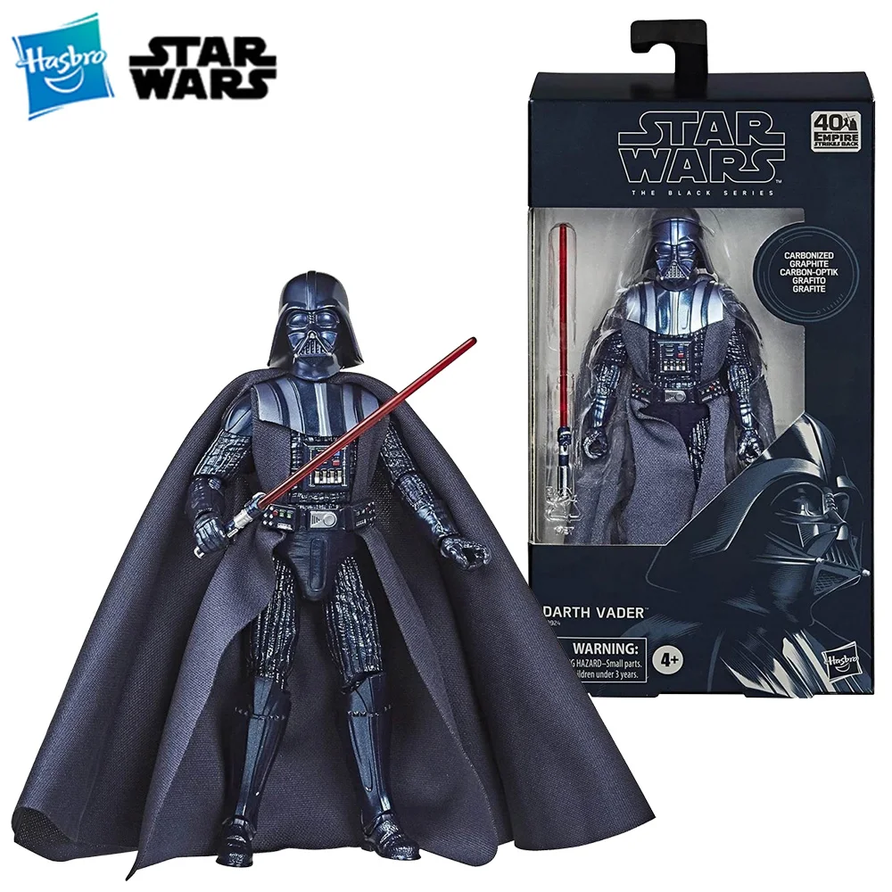 

[В наличии] Hasbro Star Wars The Black Series Дарт Вейдер (в карбонизированная версия) Хорошая 6-дюймовая эксклюзивная фигурка-модель, игрушки