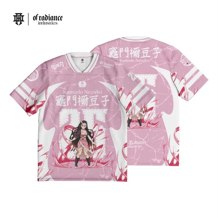 

25 Джерси Demon Slayer Kimetsu Kamado Nezuko Y2k Корейский стиль Kpop Бейсбольная хоккейная футболка Модные повседневные аниме Топы унисекс Футболки