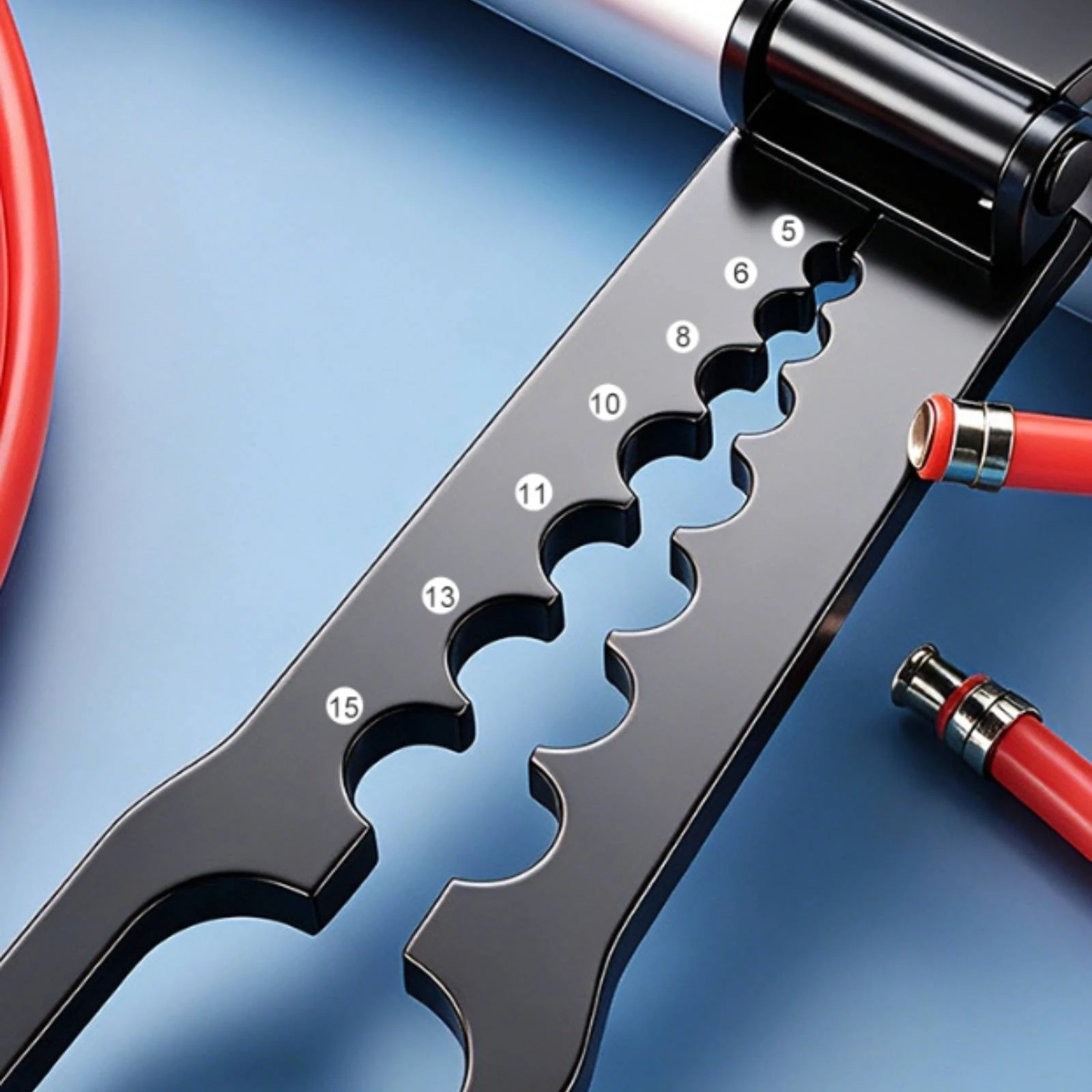 Hose Clamp Pliers Pivoting Head Clamp Installer Plier Gripping Plier Heavy Duty Automotive Tool Black view 3