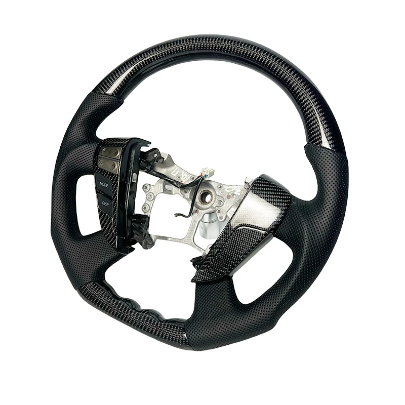 Customized high-quality carbon fiber steering wheel suitable for Toyota Crown Alpha 20/30 VELLFIRE series models