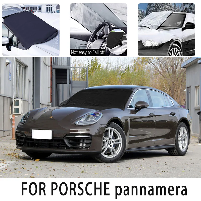 

Carsnow cover front coverfor pannamera snowprotection heat insulation shade Sunscreen wind Frost prevention car accessories