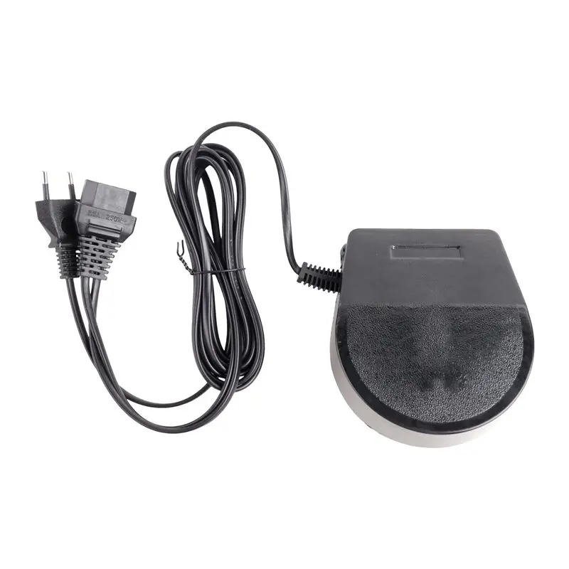 AA94-Sewing Machine Foot Pedal Sensitive Universal 220V Horseshoe Shaped Sewing Machine Pedal With Power Cord EU Plug