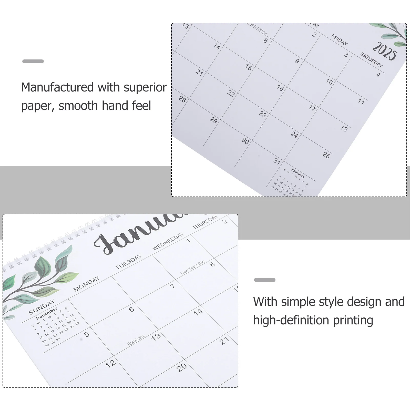 

Home Organization Calendar Family Hanging Convenient Coil Creative Monthly Calendars