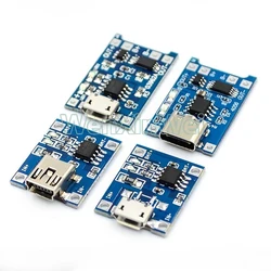 5Pcs Micro USB 5V 1A 18650 TP4056 Lithium Battery Charger Module Charging Board with Protection Dual Functions 1A Li-ion