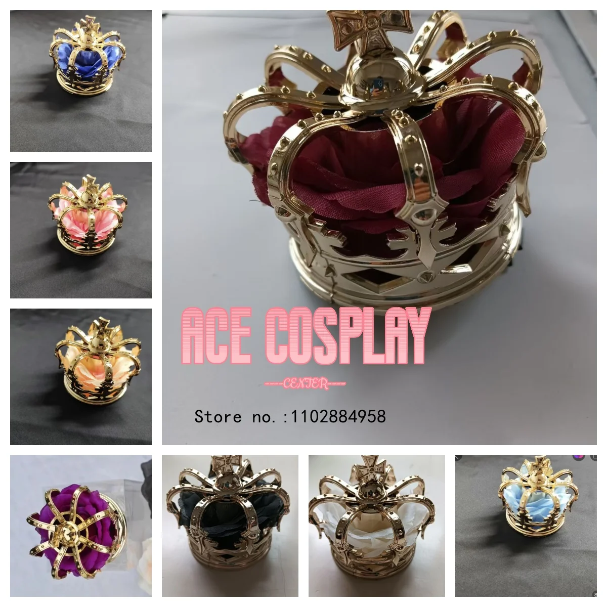 Enoshima Junko Kaiser TENMA TSUKASA leo kgym Косплей маленькая корона пластик Лолита Аксессуары Опора на заказ