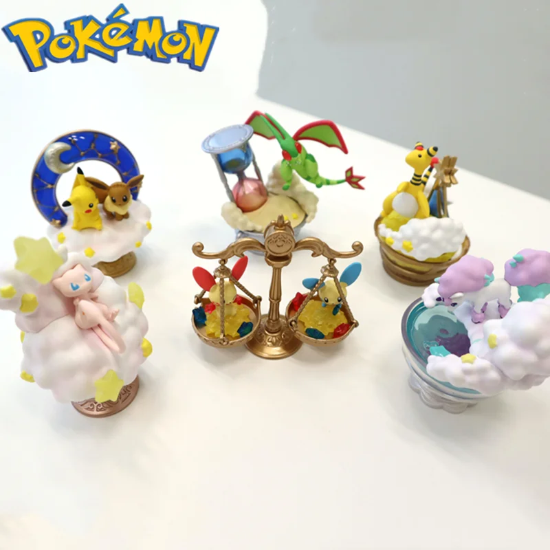 

Модель серии Звездная ночь Pokemon Ampharos Flygon Радуга Ponyta Pikachu детские игрушки подарок на день Святого Валентина украшения