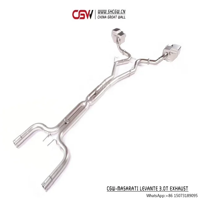 

Индивидуальная заводская цена на выхлопную систему из нержавеющей стали с дистанционным управлением клапаном для Levante 3.0T 4.7 MY 2008 Catback