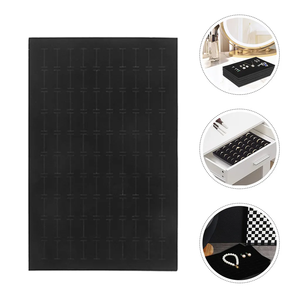 

6Pcs Jewelry Tray Sponge Insert Pad Ring Storage Case Organizer Drawer Holder Cushion Display Tray