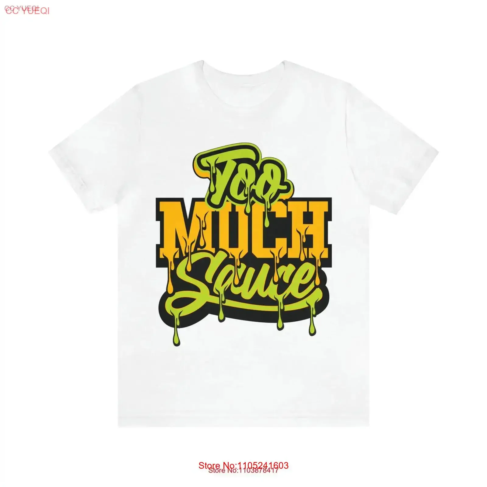Too Much Sauce T Shirt to Match Retro 1 Gold Volt Sneaker vintage Washed Soft Unisex Top For Everyday Wear graphic Casual