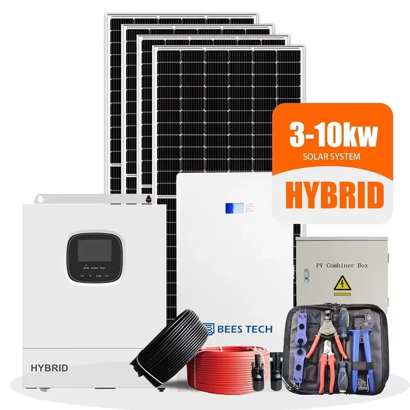 

Hybrid Solar Power System for 1000W 3KW 5KW 8KW 10KW Home Use with Solar Panels and Inverter