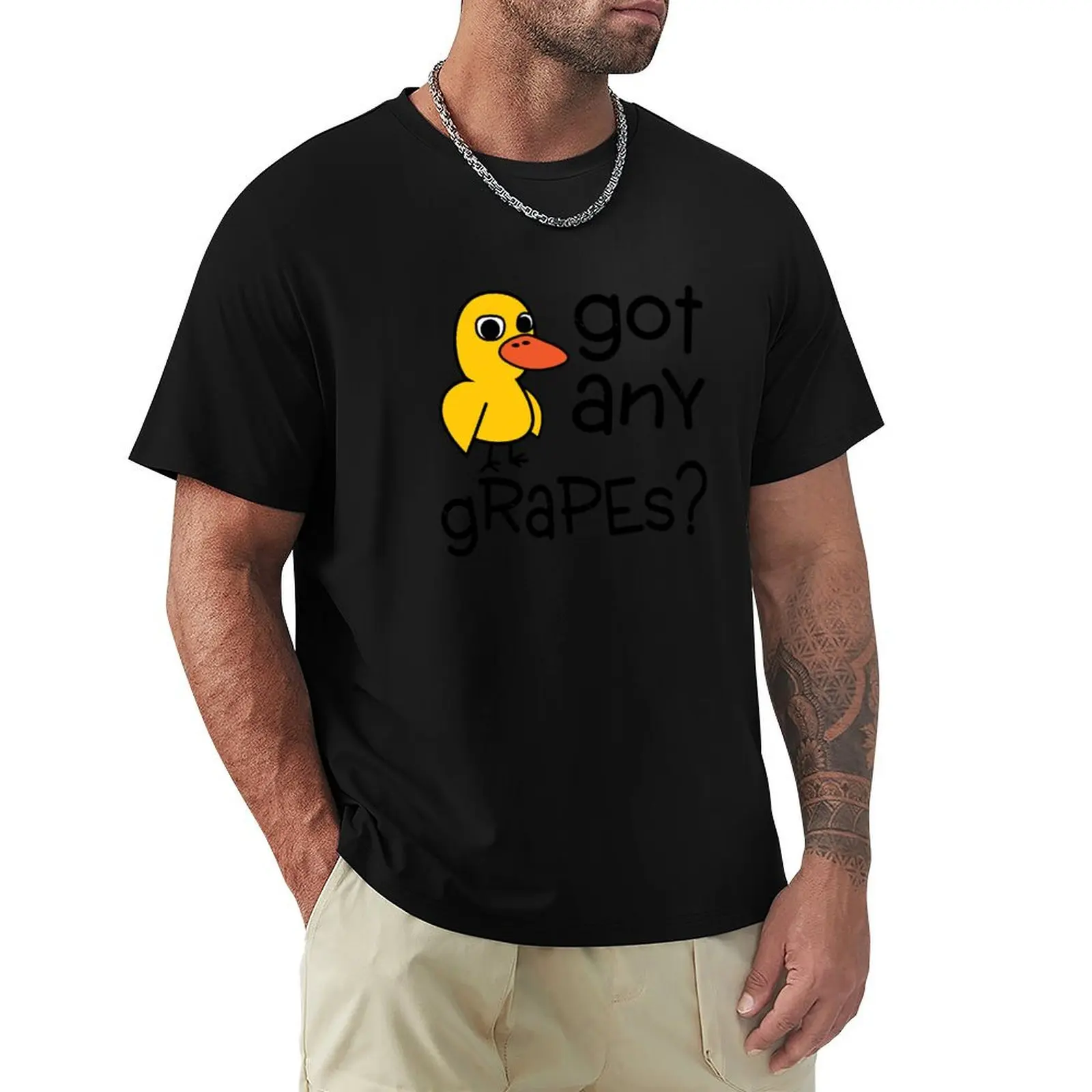 Got Any Grapes - The Duck Song T-Shirt graphic t shirt vintage street wear vintage anime shirt t shirts for men pack image 3