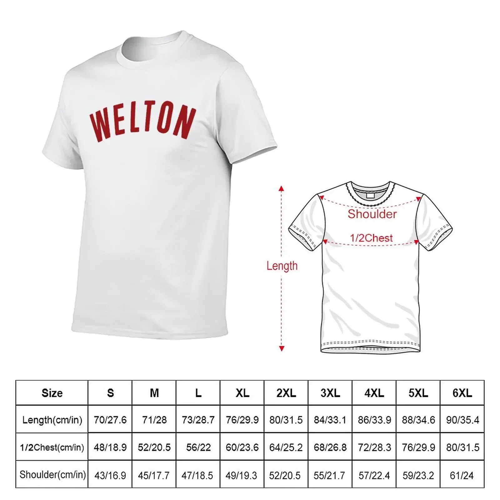 Welton Academy Logo T-Shirt man clothes for a boy oversized graphic tee Men's clothing