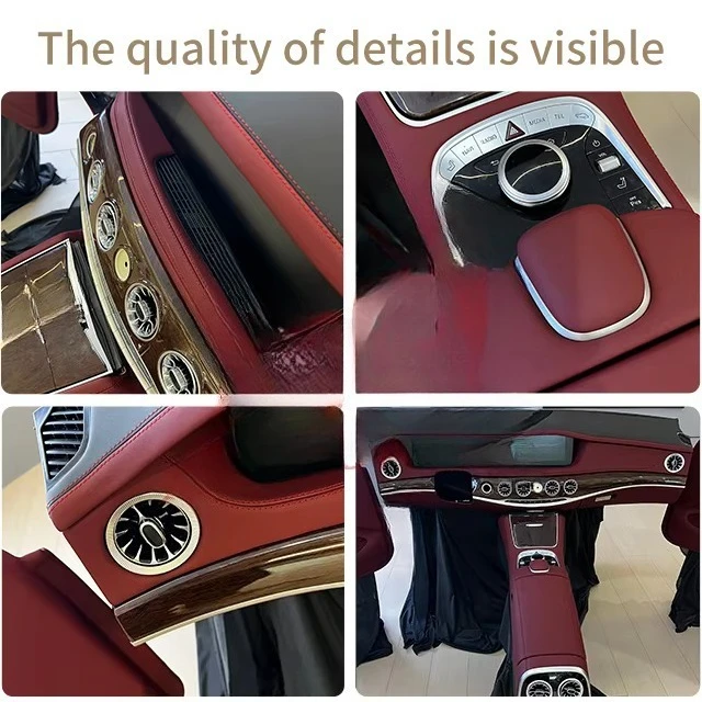 Applicable to Benzz S-Class W221 Upgrade W222 Interior Old to New Instrument Panel Seat Leather Cover Modification
