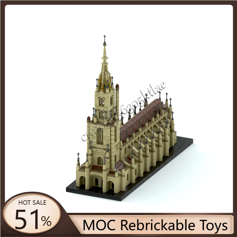 

Лидер продаж, 2044 шт., средневековые бернские майстерские модели MOC, креативные технологии, детская образовательная сборная головоломка, подарки на день рождения