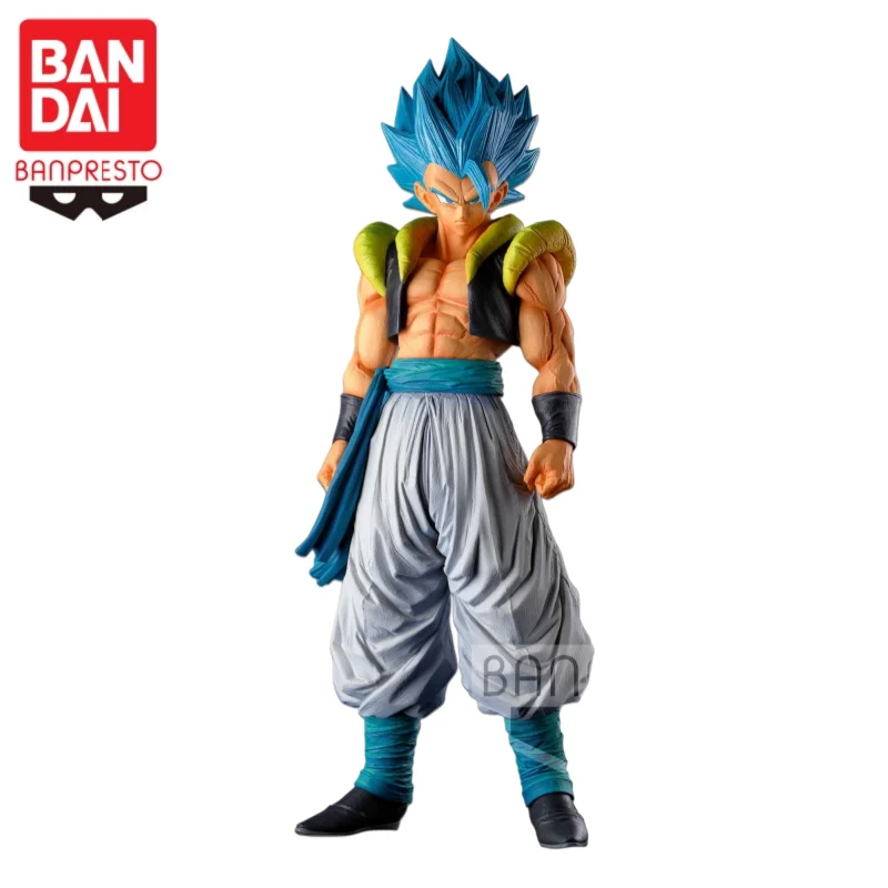 In Stock 100% Original Bandai Dragon Ball Banpresto Smsp Goku Vegeta Black Hair Blue Hair Standing Pose Anime Model Figure - view 3