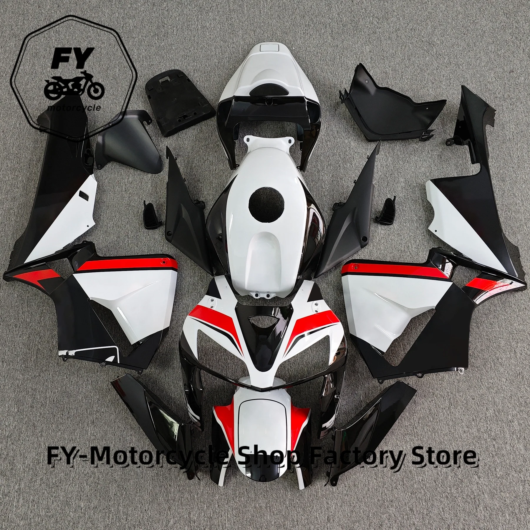 

Motorcycle Fairing Kit For Honda CBR600RR CBR600 F5 2005 2006 Plastic Fairings CBR 600 RR 05 06 Red White Black Bodyframe Cover