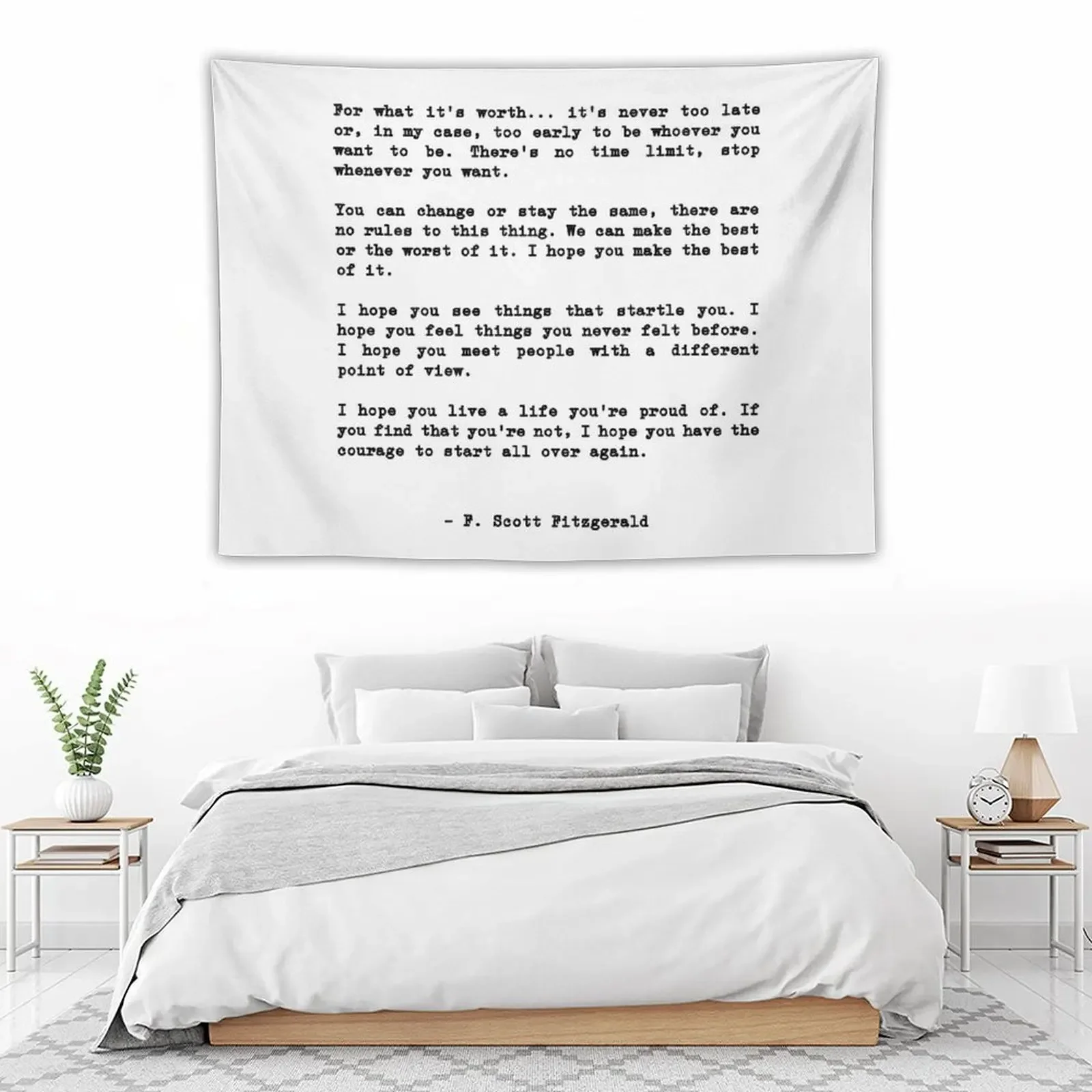 

For what its worth... it’s never too late or, in my case Tapestry Room Decor Aesthetic House Decorations Tapestry