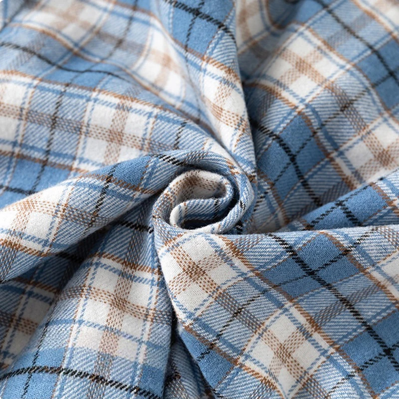Kids' Plaid Long Sleeve Oversized Shirt 6