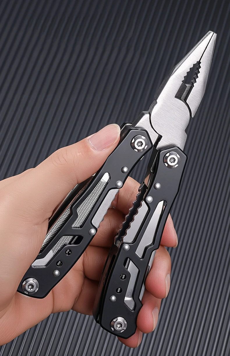 Pocket Mini Pliers Knife Screwdriver Folding Small Multitool Opener Nail File Precision Pliers Hand Tools Outdoor Emergency Tool image 6