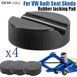 x4 Car Jack Pad Rubber Support Pinch Weld Slotted Floor Frame Adapter Jacking Trolly Removal Repair Tool For VW Audi Seat Skoda