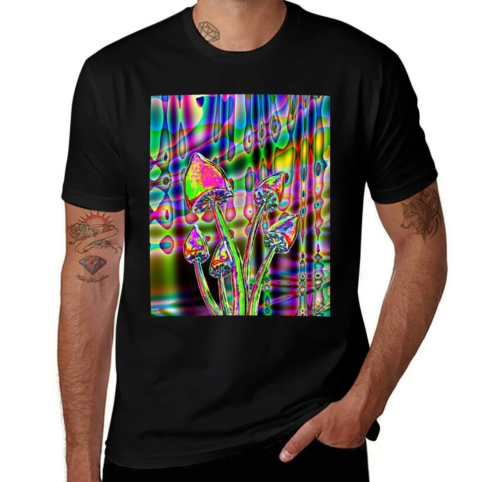 

Acid Drip T-Shirt t shirts for man pack cotton man t shirt summer