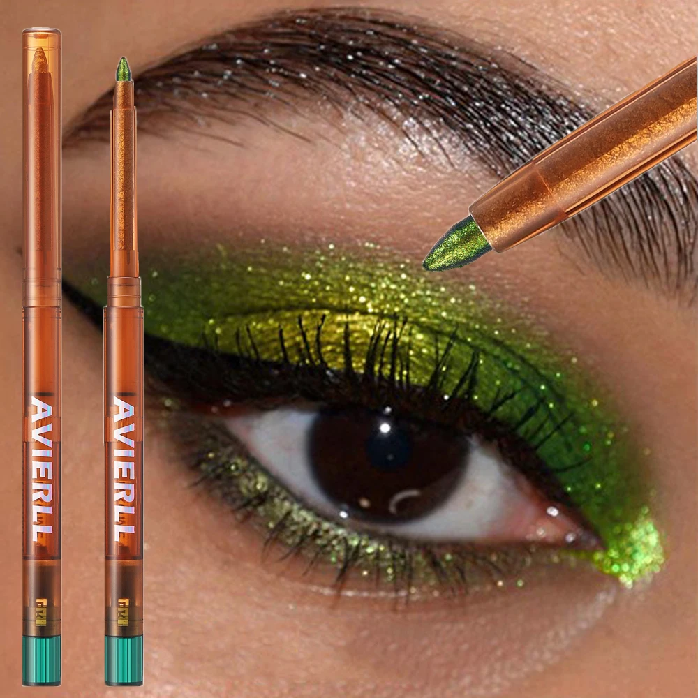 카멜레온 아이 라이너 리퀴드 펄 글로스 샤이니 메탈릭 아이 섀도우 라이너 멀티 크롬 컬러 오로라 아이 메이크업 글리터 안료