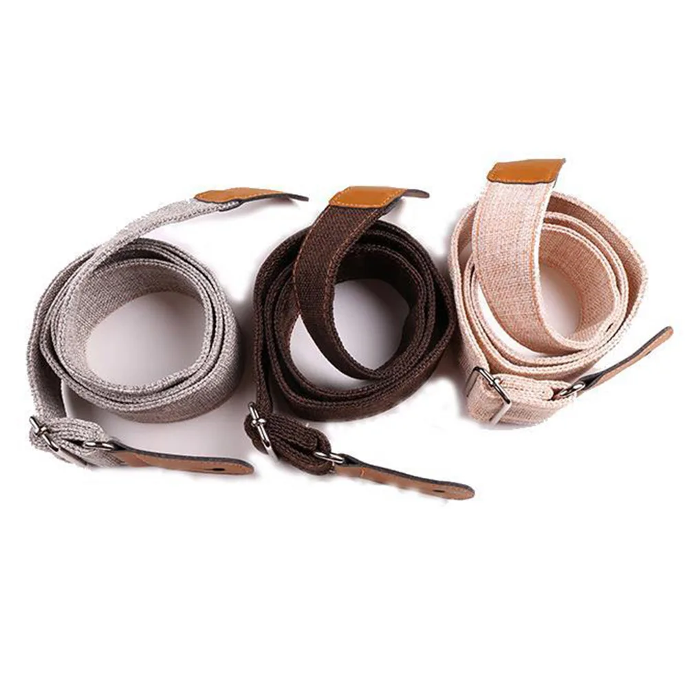 

Adjustable Ukulele Strap Cotton Linen Body Ends Strong Durability Perfect Fit for Ukulele Cotton Guitar Strap