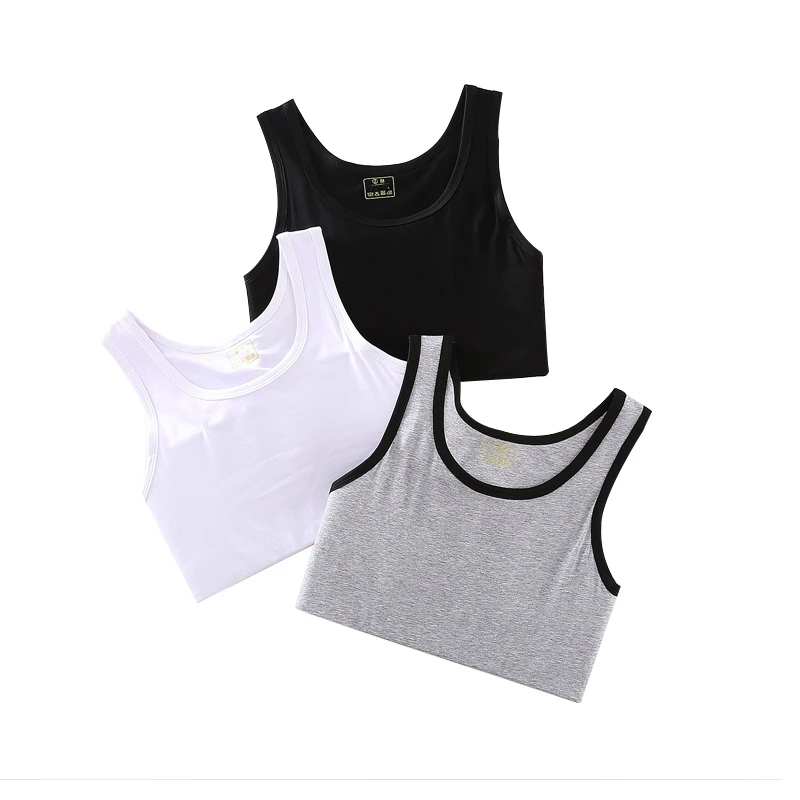 HaleyChan Plus Size Cotton Strong Elastic Band Chest Binder for Women's Tomboy Trans Lesbian Transgender FTM Corset Top Crop Top