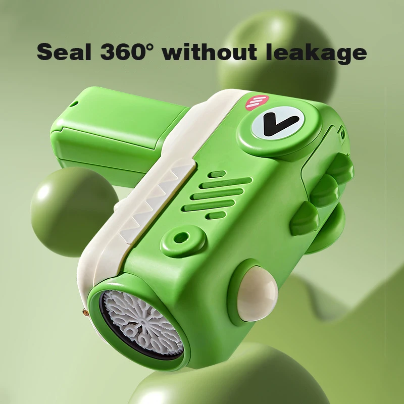 Bambini animali pistola a bolle macchina automatica per bolle forma di soffiatore di sapone simpatici Pomperos giocattoli all'aperto per regali per bambini